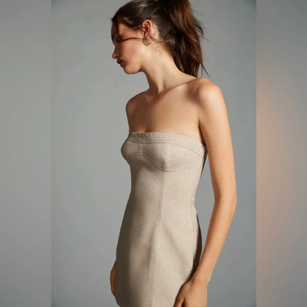 Anthropology Significant Other Rozalia Strapless Bustier Dress - Picture 2 of 5